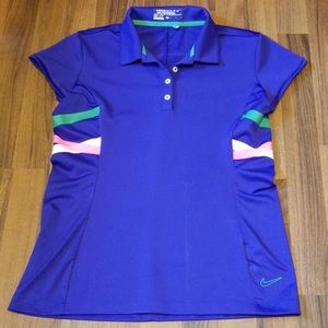 Nike Blue Golf Performance Dry-Fit Tee